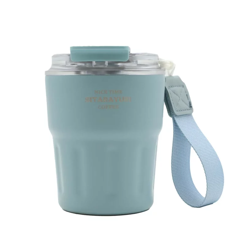 تراول ماگ Sitarayuri مدل ZF-025 ظرفیت 290 میلی لیتر - سبزآبی - تصویر 2