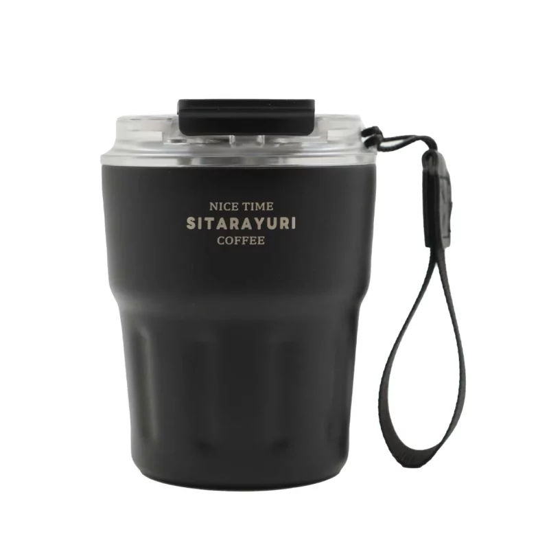 تراول ماگ Sitarayuri مدل ZF-025 ظرفیت 290 میلی لیتر - مشکی - تصویر 2