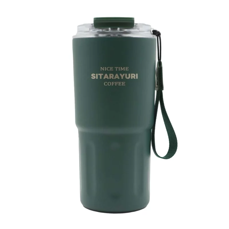 تراول ماگ Sitarayuri مدل ZF-027 ظرفیت 600 میلی لیتر - سبز - تصویر 2