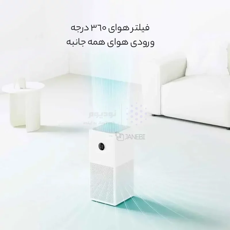 دستگاه تصفیه کننده هوا شیائومی مدل Smart Air Purifier 4 Lite AC-M17-SC - سفید (گارانتی 18 ماهه شرکتی) - تصویر 8