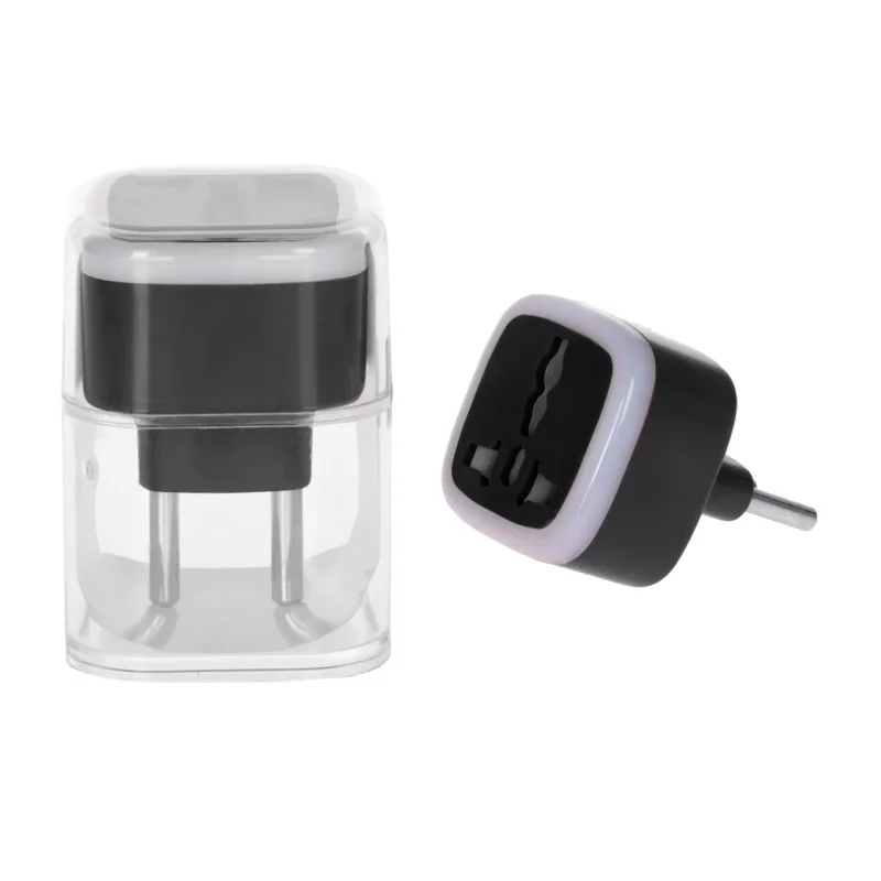 تبدیل برق 3 به 2 مدل M-03 - مشکی - MMS - تصویر 2