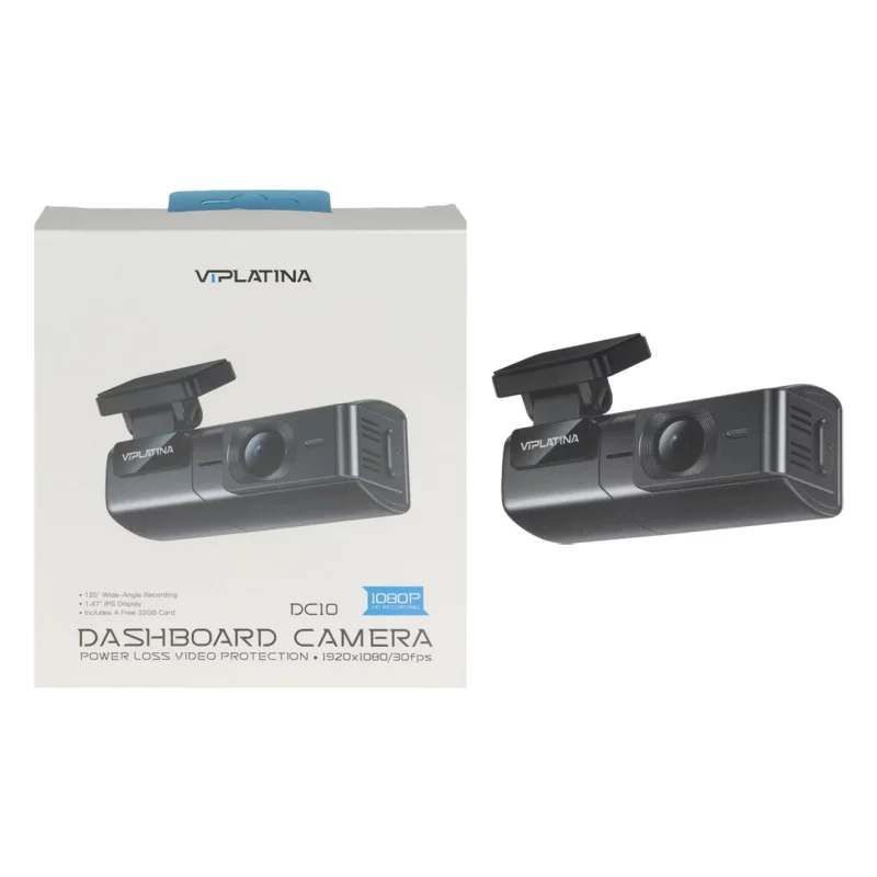 دوربین ثبت وقایع خودرو VIPLATINA مدل DC10 - مشکی (گارانتی 18 ماه تعویض نیکان همراه) - تصویر 2