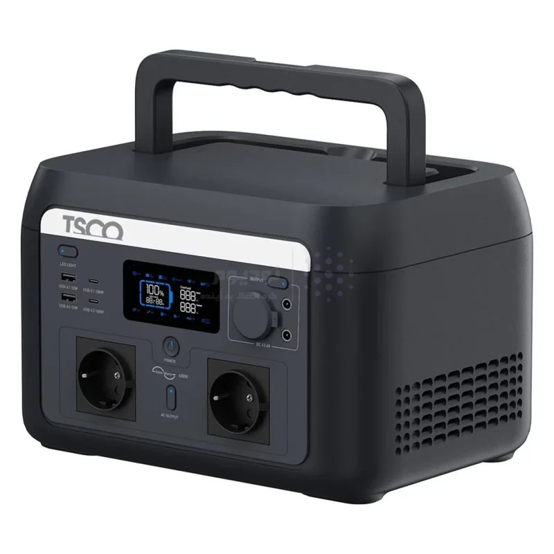 پاور استیشن TSCO 20000mAh مدل TST 601 600W - مشکی - تصویر 4