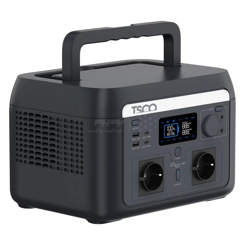 پاور استیشن TSCO 20000mAh مدل TST 601 600W - مشکی - تصویر 5