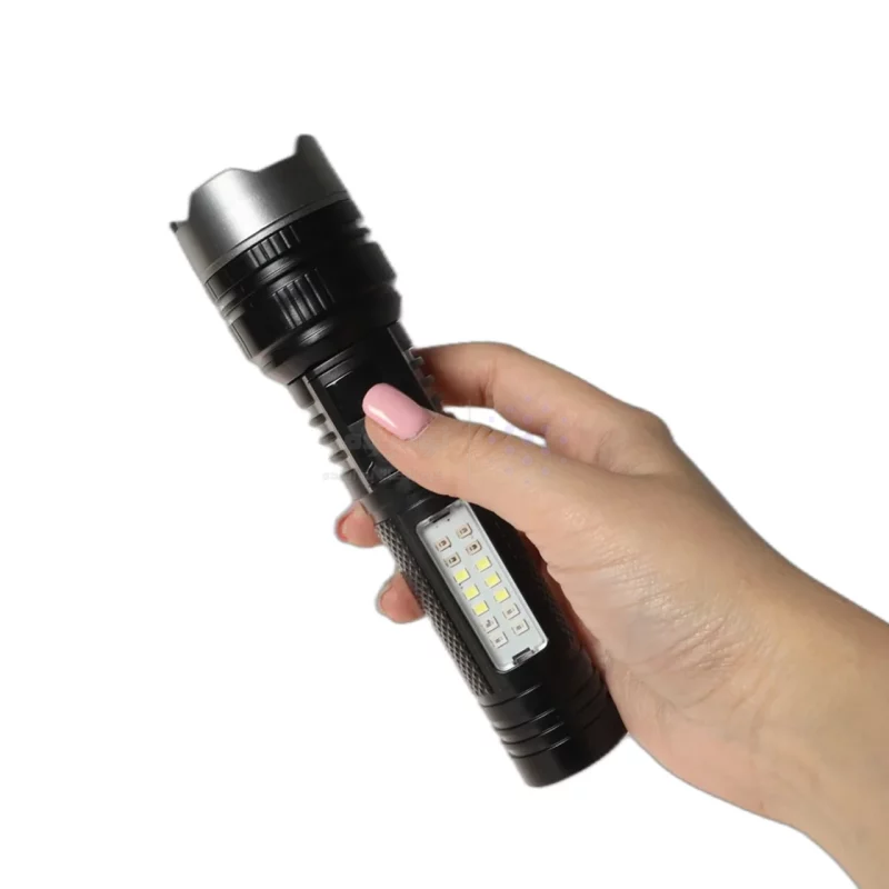 چراغ قوه تلسکوپی شارژی XO مدل XO-YH20 - مشکی - تصویر 6
