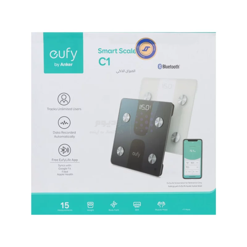 ترازو هوشمند ANKER مدل Eufy Smart Scale C1 T9146K15 - مشکی (گارانتی 18 ماهه حافظه طلایی ایستا) - تصویر 7