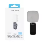 چراغ سلفی شارژی با گیره اتصال به موبایل و تبلت VIPLATINA مدل VL12 - مشکی (گارانتی 18 ماه تعویض نیکان همراه)