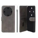 کیف موبایل مگنتی Crystal داخل مخمل Honor X9a - طوسی