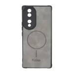 قاب جیر Kajsa طرح مگ سیف MNC مدل Honor 70 - طوسی