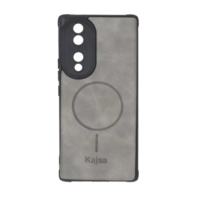 قاب جیر Kajsa طرح مگ سیف MNC مدل Honor 70 - طوسی - تصویر 2