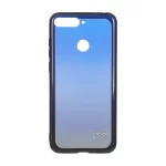 قاب XO مات دو رنگ Huawei Y6 (2018) / Y6 Prime (2018) - مشکی سرمه ای