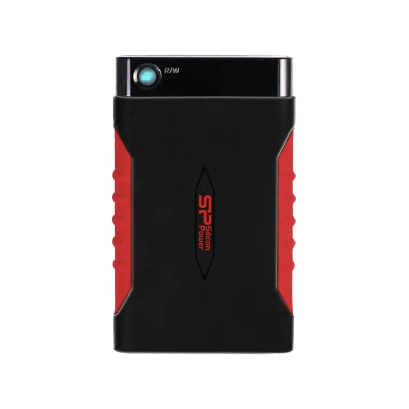 هارد اکسترنال Silicon Power USB3.2 مدل Armor A15 ظرفیت 1TB - مشکی قرمز - تصویر 2