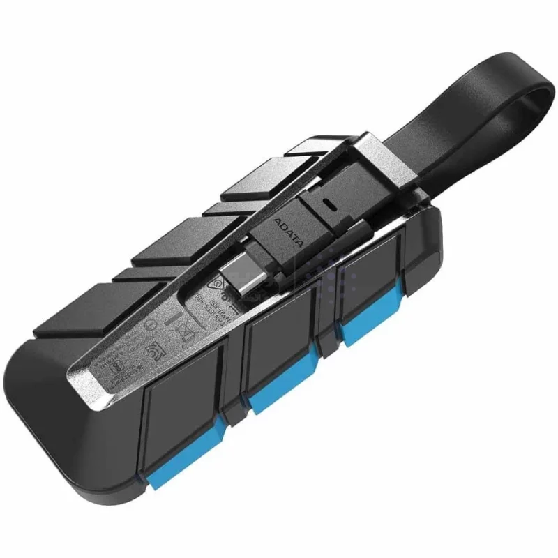 هارد اکسترنال ADATA SSD USB3.2 مدل SC740 ظرفیت 1TB - مشکی آبی (گارانتی آونگ) - تصویر 5