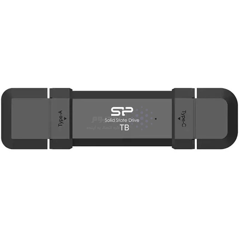 هارد Silicon Power Portbale SSD DS72 USB3.2 Type-C - 2TB - مشکی (گارانتی متین) - تصویر 3