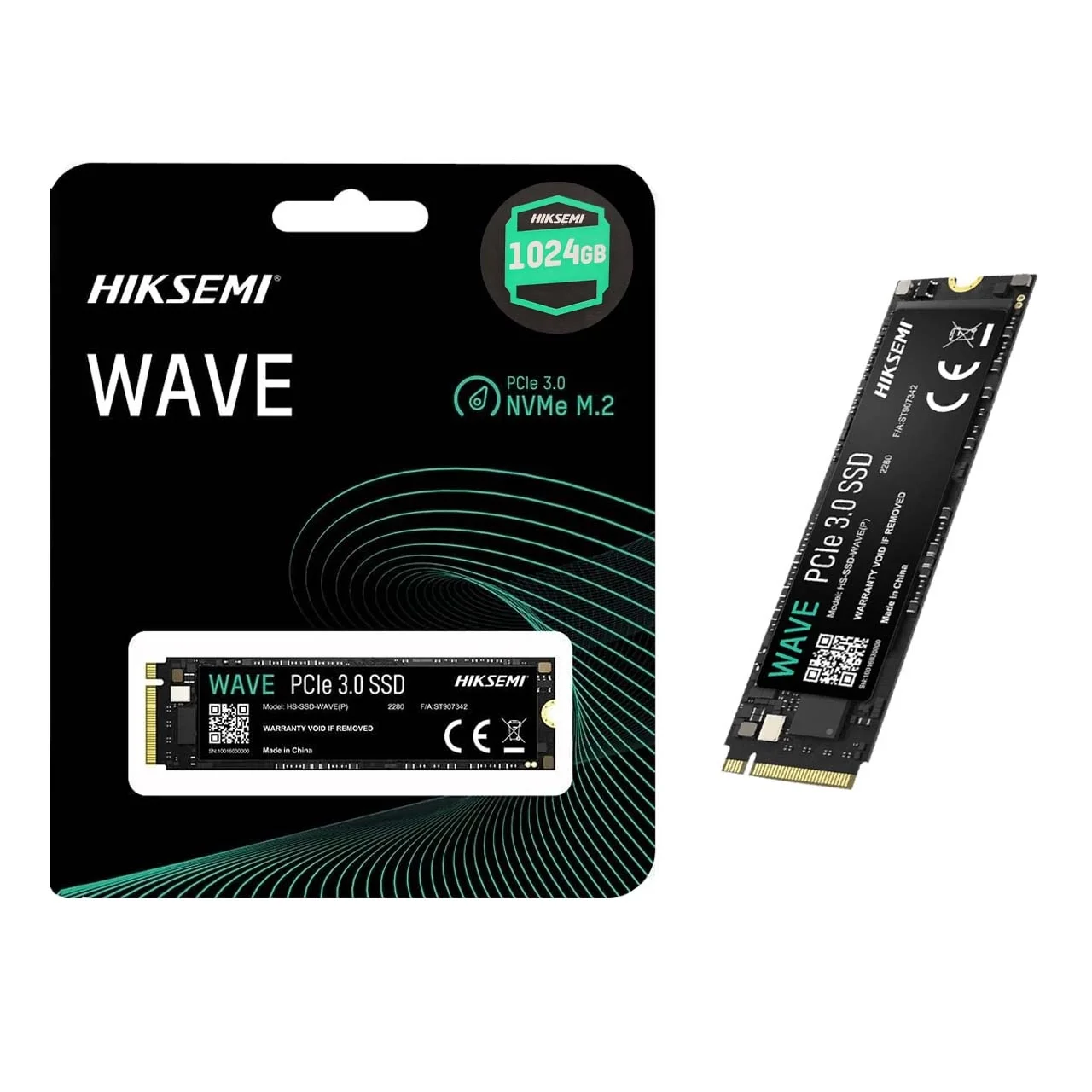 12759-1735688-1 هارد اینترنال Hiksemi SSD مدل WAVE NVMe M.2 ظرفیت 1024GB - مشکی (گارانتی متین) - تصویر 1