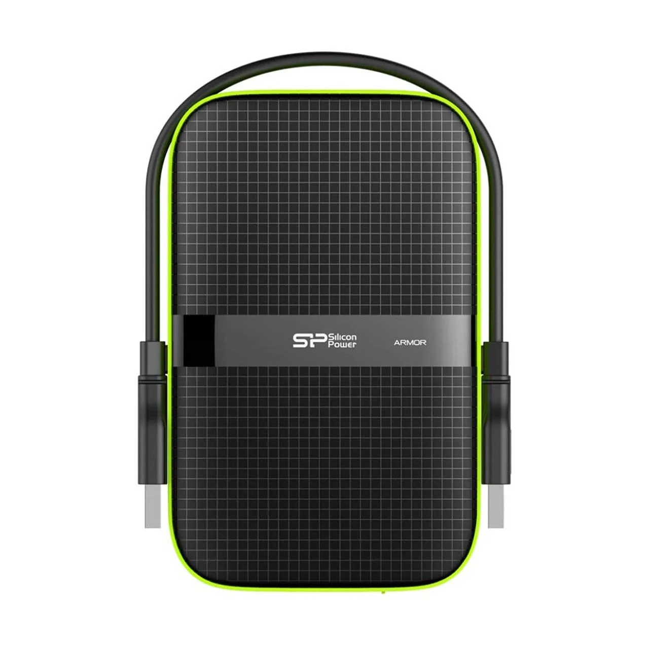 12759-473780-1 هارد اکسترنال Silicon Power USB3.2-1TB مدل Armor A60-مشکی سبز - تصویر 1