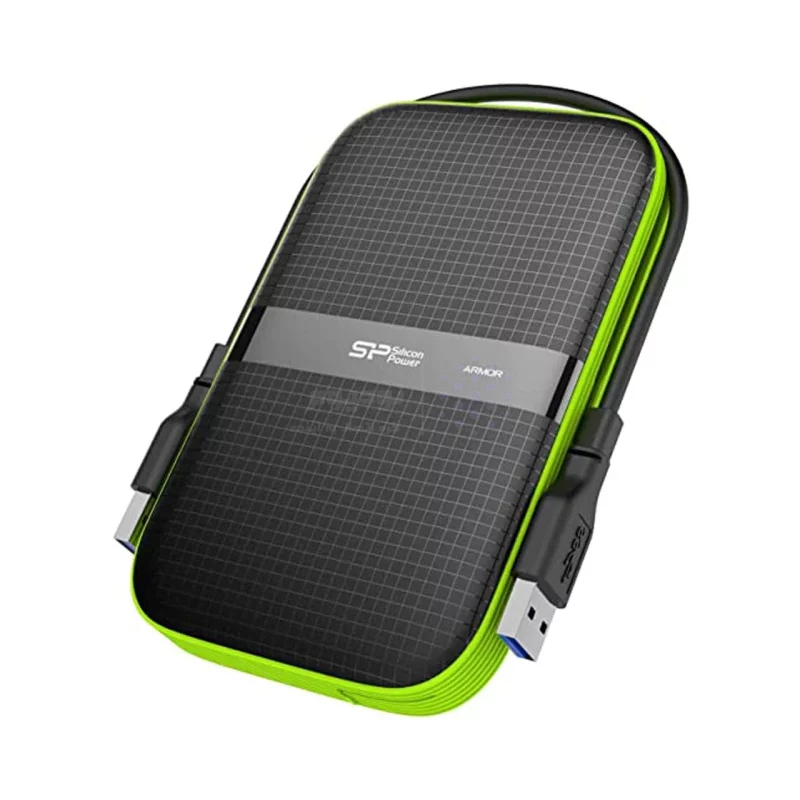هارد اکسترنال Silicon Power USB3.2-1TB مدل Armor A60-مشکی سبز - تصویر 3