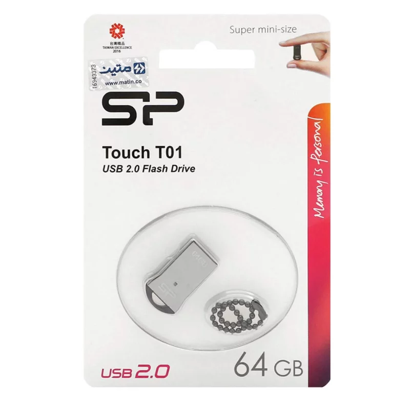 Silicon Power Touch T01 USB2.0 Flash Memory-64GB(گارانتی متین - تصویر 2