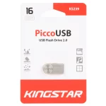 KingStar Picco KS239 USB2.0 Flash Memory-16GB - نقره ای (گارانتی متین)