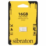 Sibraton HALFTONE SF2509 USB2.0 Flash Memory - 16GB (گارانتی متین) نقره ای
