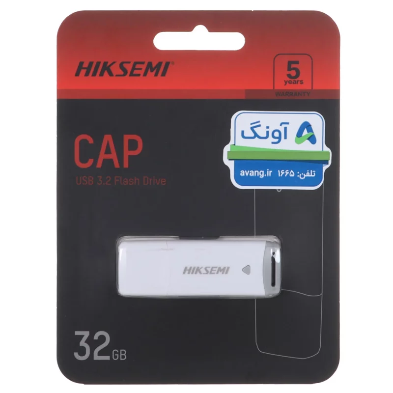 Hiksemi CAP USB3.2 Flash Memory - 32GB (گارانتی آونگ) - تصویر 2