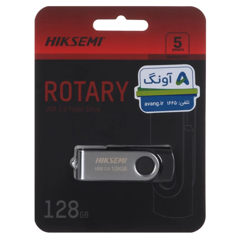 Hiksemi ROTARY USB3.0 Flash Memory - 128GB (گارانتی آونگ) - تصویر 2