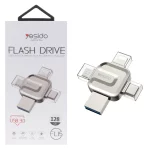 مبدل Yesido USB OTG Flash Memory مدل FL15 ظرفیت 128GB (گارانتی 18 ماه تعویض نیکان همراه)