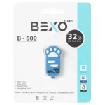BEXO B-600 USB2.0 Flash Memory - 32GB (گارانتی داده پردازی آواتک) آبی کاربنی