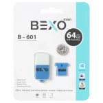 BEXO B-601 USB2.0 Flash Memory-64GB (گارانتی داده پردازی آواتک) آبی کاربنی
