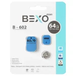 BEXO B-602 USB2.0 Flash Memory-64GB (گارانتی داده پردازی آواتک) آبی کاربنی