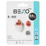 BEXO B-605 USB2.0 Flash Memory-64GB (گارانتی داده پردازی آواتک) نارنجی