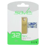 Save it Sky USB2.0 Flash Memory - 32GB طلایی (گارانتی مادام العمر آی تین)