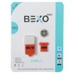 BEXO B-710 USB3.1 Flash Memory-64GB (گارانتی داده پردازی آواتک) نارنجی