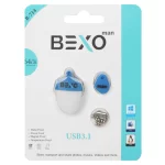 BEXO B-714 USB3.1 Flash Memory-64GB (گارانتی داده پردازی آواتک) آبی کاربنی