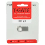 T-GATE T107 USB2.0 Flash Memory - 16GB - نقره ای (گارانتی آسان سرویس)