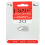 T-GATE T106 USB2.0 Flash Memory - 32GB - نقره ای (گارانتی آسان سرویس)