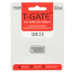 T-GATE T109 USB2.0 Flash Memory - 32GB - نقره ای (گارانتی آسان سرویس)