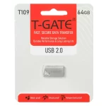 T-GATE T109 USB2.0 Flash Memory - 64GB - نقره ای (گارانتی آسان سرویس)