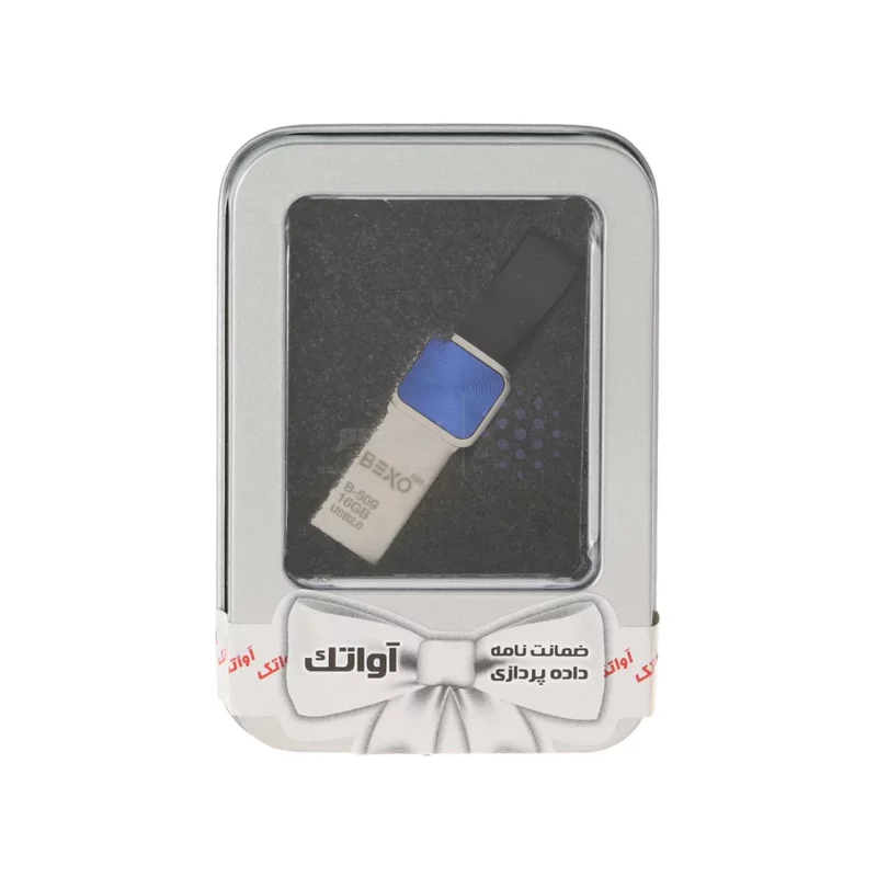 BEXO B-509 USB2.0 Flash Memory - 16GB (گارانتی داده پردازی آواتک) پک هدیه - آبی - تصویر 3