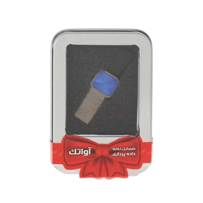 BEXO B-509 USB2.0 Flash Memory - 32GB (گارانتی داده پردازی آواتک) پک هدیه - مشکی آبی - تصویر 2