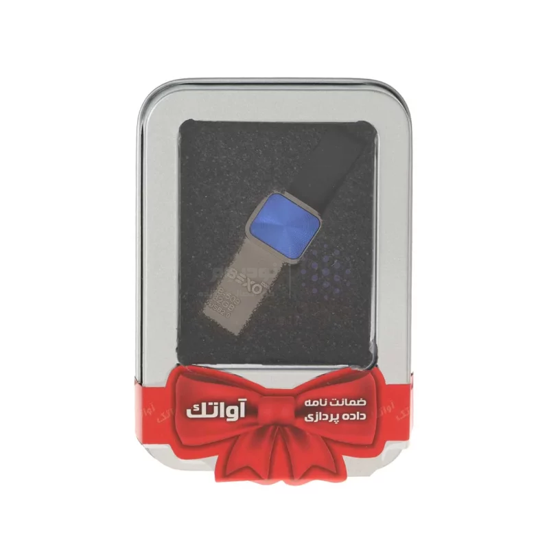 BEXO B-509 USB2.0 Flash Memory - 32GB (گارانتی داده پردازی آواتک) پک هدیه - مشکی آبی - تصویر 3