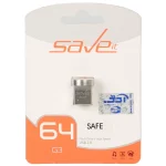 Save it Safe USB2.0 Flash Memory - 64GB نقره ای (گارانتی مادام العمر آی تین)