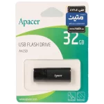 Apacer AH25B USB3.2 Flash Memory - 32GB مشکی (گارانتی متین)