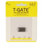 T-GATE T101 USB2.0 Flash Memory - 64GB - (گارانتی آسان سرویس) نقره ای