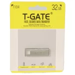 T-GATE T104 USB2.0 Flash Memory - 32GB - (گارانتی آسان سرویس) نقره ای