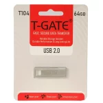 T-GATE T104 USB2.0 Flash Memory - 64GB - (گارانتی آسان سرویس) نقره ای