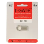 T-GATE T107 USB2.0 Flash Memory - 32GB - (گارانتی آسان سرویس) نقره ای