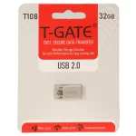 T-GATE T108 USB2.0 Flash Memory - 32GB - (گارانتی آسان سرویس) نقره ای