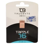 TRUEBYTE TRIPPLE USB3.1 Flash Memory-16GB (گارانتی مادام العمر شرکت آی تین) رزگلد