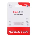 KingStar Fire KS222 USB2.0 Flash Memory-16GB (گارانتی متین) - نقره ای